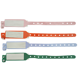 BRACELET D'IDENTIFICATION (TYPE CARTE À INSÉRER) – ADULTE